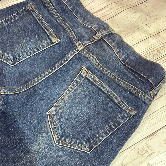 VTG Sz 3 Calvin Klein Dark Blue Boot Cut Mid Rise Denim Jeans Women’s Vintage - Picture 10 of 16